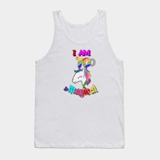 unicorn 10th birthday: I am 10 and magical Tank Top